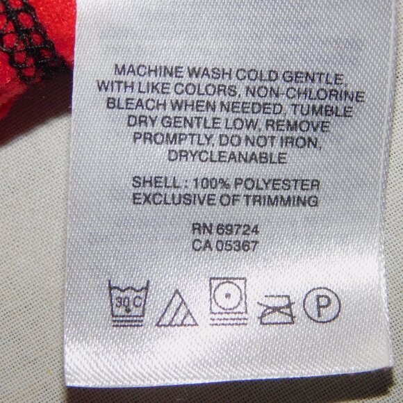 Columbia Mens M Klamath Range II Half Zip micro Fleece Red Pullover Top - Picture 6 of 11